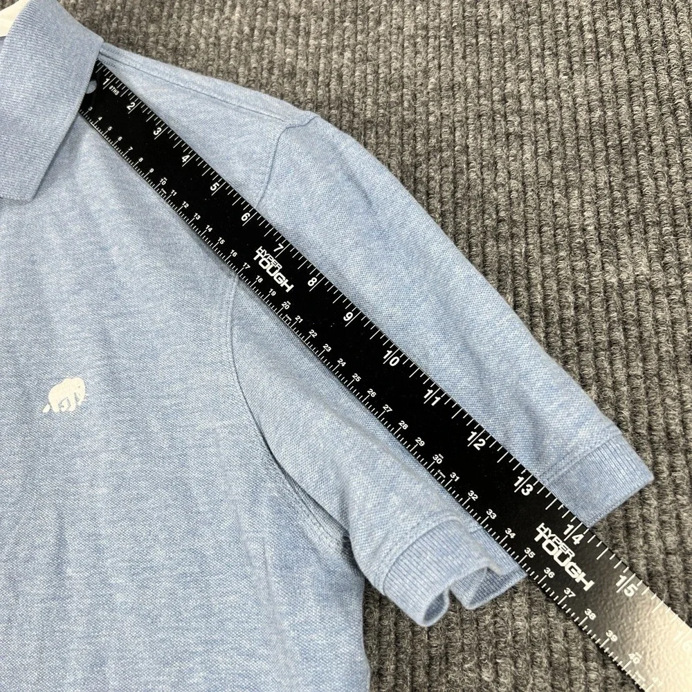 Banana Republic Polo Shirt Mens Medium‎ Blue Short Sleeve Classic Preppy